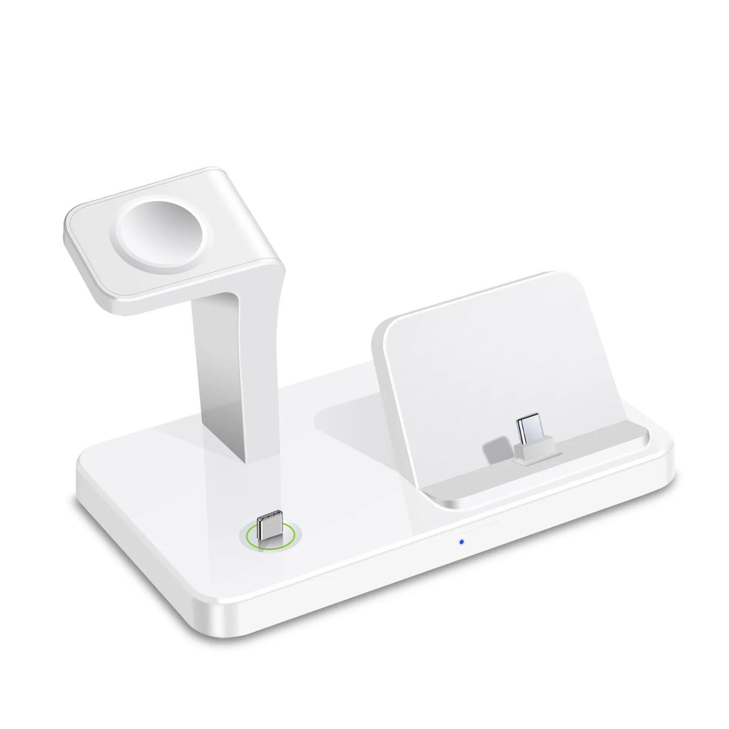 3 in 1 Type C Fast Charging Station Wireless Charger Stand For Galaxy Watch 6 5 Pro for Samsung S23 Ultra S22 S21 Xiaomi Huawei