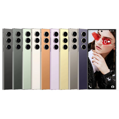 Smartphone Android S24 Ultra 6.8" – 8Go/256Go ou 12Go/512Go, écran OLED 120Hz