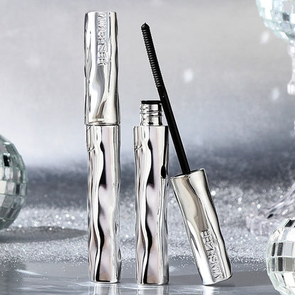 Custom logo MINSHZEE Cosmetics Fast Dry Waterproof, Long Curling, Non Smudging and Durable Lash 4d Silk Fiber Mascara Liquid