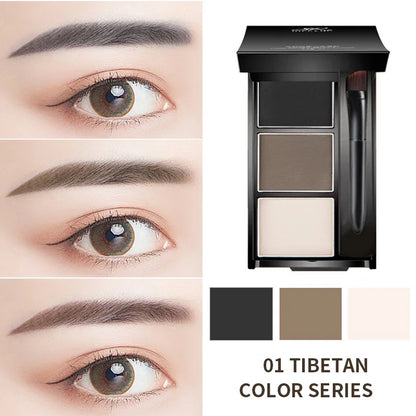 Private Label Long-lasting Waterproof High Pigmented Mineral Natural-matte Finished Eyebrow Powder Custom Makeup Cosmetics China