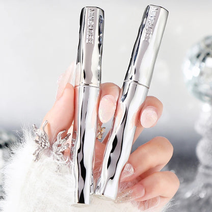 Custom logo MINSHZEE Cosmetics Fast Dry Waterproof, Long Curling, Non Smudging and Durable Lash 4d Silk Fiber Mascara Liquid