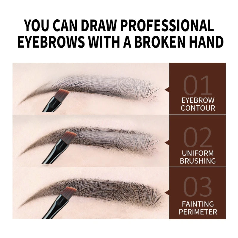 Private Label Long-lasting Waterproof High Pigmented Mineral Natural-matte Finished Eyebrow Powder Custom Makeup Cosmetics China