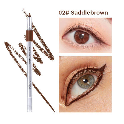 DEROL 6 Color Option Matte Eyeliner Gel Pencil Easy to Wear Colorful Red Blue Eye Liner Pen Cream Makeup Cosmetics