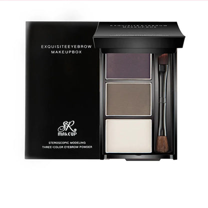 Private Label Long-lasting Waterproof High Pigmented Mineral Natural-matte Finished Eyebrow Powder Custom Makeup Cosmetics China