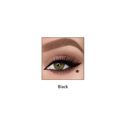 Multi-shape Tattoo Seal Eye Liner Pencil Eyes Makeup Set Sexy Black Eyelid Cosmetics Waterproof Liquid Winged Stamp Eyeliner