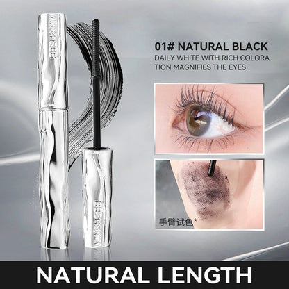 Custom logo MINSHZEE Cosmetics Fast Dry Waterproof, Long Curling, Non Smudging and Durable Lash 4d Silk Fiber Mascara Liquid