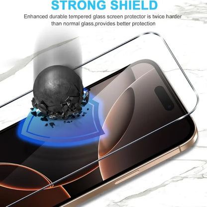 1/3/5PCS HD Tempered Glass For iPhone 17 16 Pro Max 16e 15 14 13 12 Screen Protector Film For iPhone 11 13 Mini Protective Glass