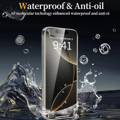 1-5PCS Screen Protector For iPhone 16 17 Pro Max Air 13 11 15 14 Plus 16E 12 Mini XR Xs X 7 8 17promax Protective Tempered Glass