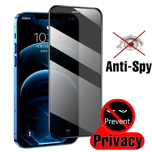 3D Privacy Tempered Glass For iPhone 11 12 14 Pro max 13 mini Anti-spy Screen Protectors For iPhoneX XS XR 6 7 8 plus SE 2020