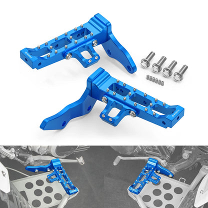 For Banshee 350 NICECNC Extended Wider Foot Pegs ATV For Yamaha Banshee 350 1987-2006 6061-T6 Aluminum 3GG-27411-01-00