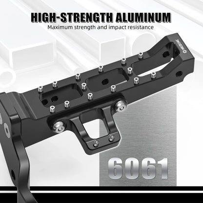 For Banshee 350 NICECNC Extended Wider Foot Pegs ATV For Yamaha Banshee 350 1987-2006 6061-T6 Aluminum 3GG-27411-01-00
