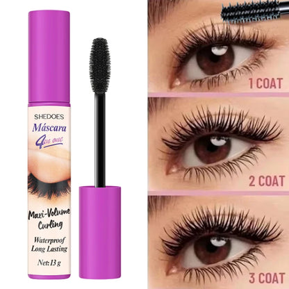 5D Waterproof Mascara Eyelashes Lengthening Long Lasting Silky Lash Black Eyelashes Extension Make Up Beauty Eye Korean Cosmetic