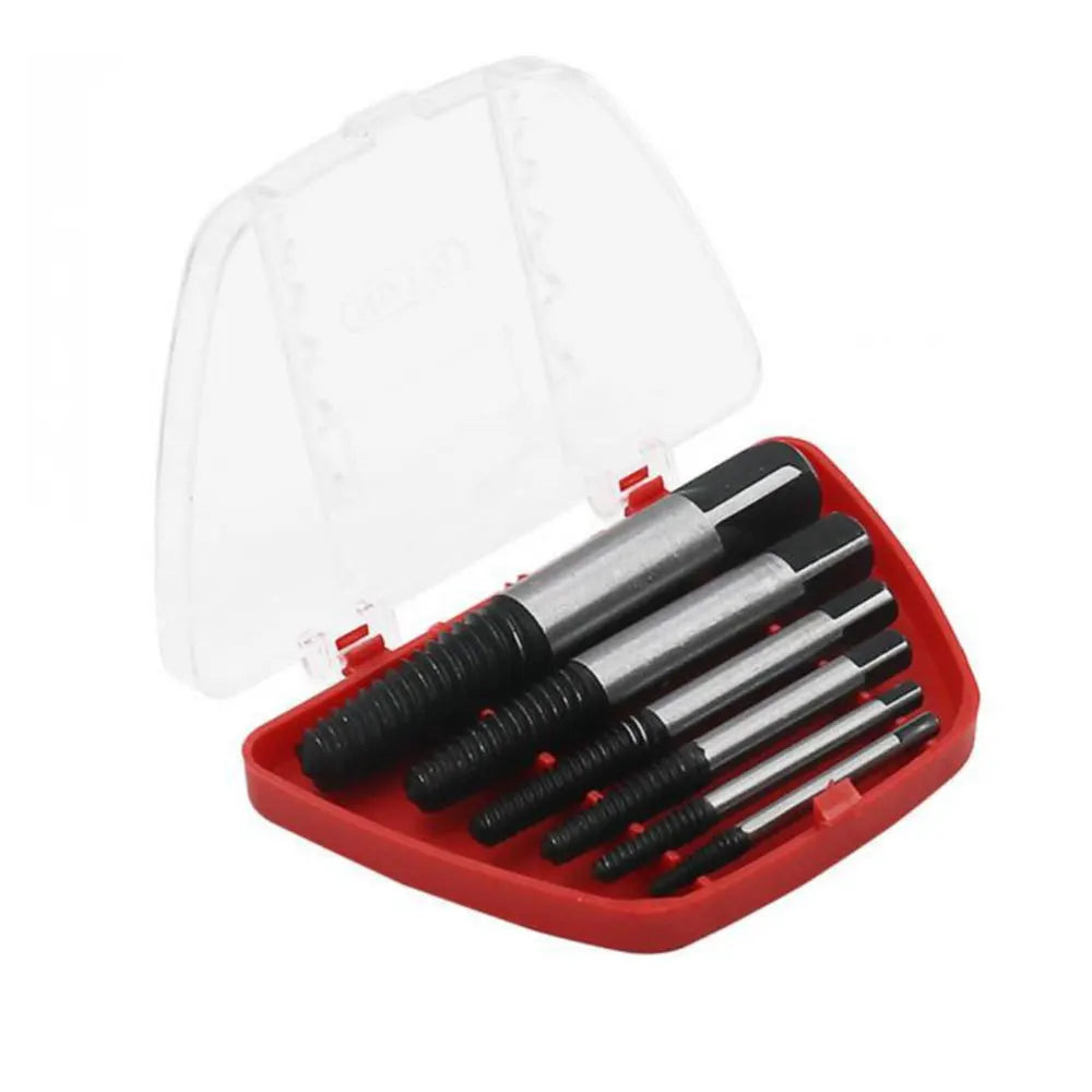 5/6Pcs Screw Extractor Center Drill Bits Guide Set Broken Damaged Bolt Remover Removal Speed Cord Breaker Puller Easy Set
