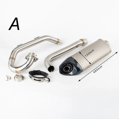 ATV Motorcycle exhaust system for Yamaha Raptor 700 r Raptor 700R, SFB,FL, SFL 2015-2024 raptor 700 muffler with DB killer