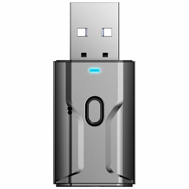 5.0 Bluetooth Adapter USB Wireless Bluetooth Transmitter Receiver Music Audio for PC TV Car Hands-free 3.5mm AUX Adapter