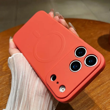 Original Liquid Silicone For Magsafe Phone Case For iPhone 17 Air 16 15 14 13 Mini 12 11 Pro Max 17Pro X XS XR Magnetic Funda