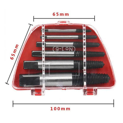 5/6Pcs Screw Extractor Center Drill Bits Guide Set Broken Damaged Bolt Remover Removal Speed Cord Breaker Puller Easy Set