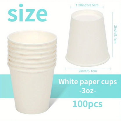 Disposable Small Paper Cups Supermarket Tasting Party Snack Packaging Office Coffee Drinks Candies Hotel Mini Mouthwash Cup