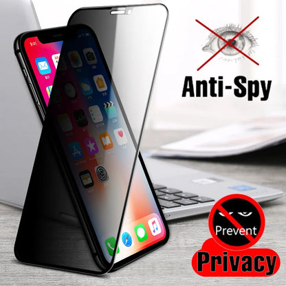 3D Privacy Tempered Glass For iPhone 11 12 14 Pro max 13 mini Anti-spy Screen Protectors For iPhoneX XS XR 6 7 8 plus SE 2020