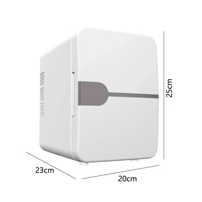 6L Car Mini Fridge Beauty Cosmetics Mask Makeup Skincare Refrigerator Semiconductor USB Heated Cooling Dormitory Refrigerator