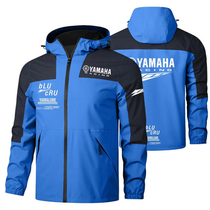 Yamaha Racing Jacket - Spring/Autumn Men's/Women's Lightweight Windproof and Waterproof Jacket - Outdoor Leisure and Sports Coat