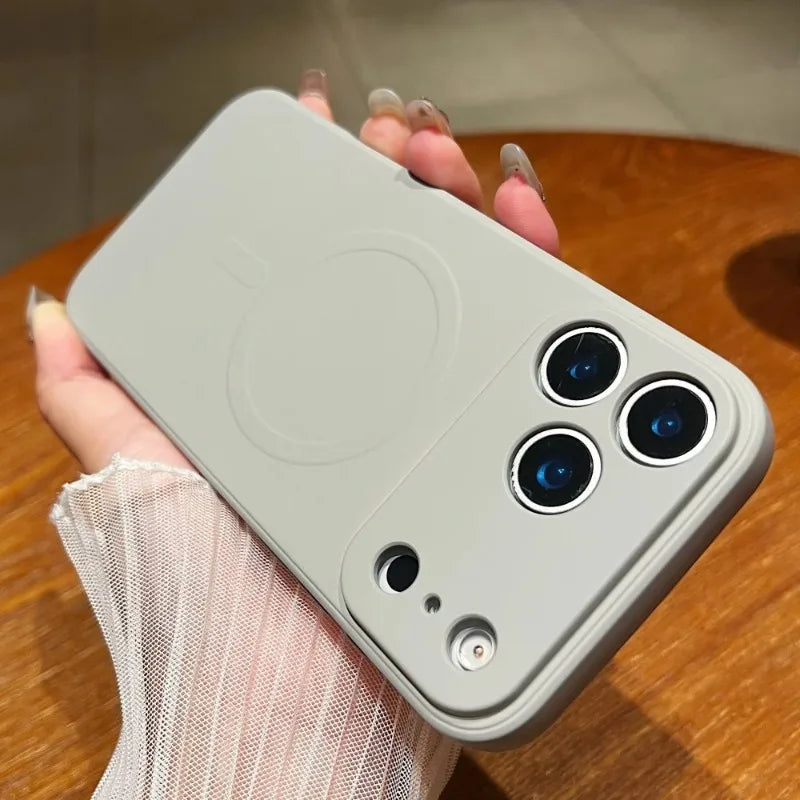 Original Liquid Silicone For Magsafe Phone Case For iPhone 17 Air 16 15 14 13 Mini 12 11 Pro Max 17Pro X XS XR Magnetic Funda