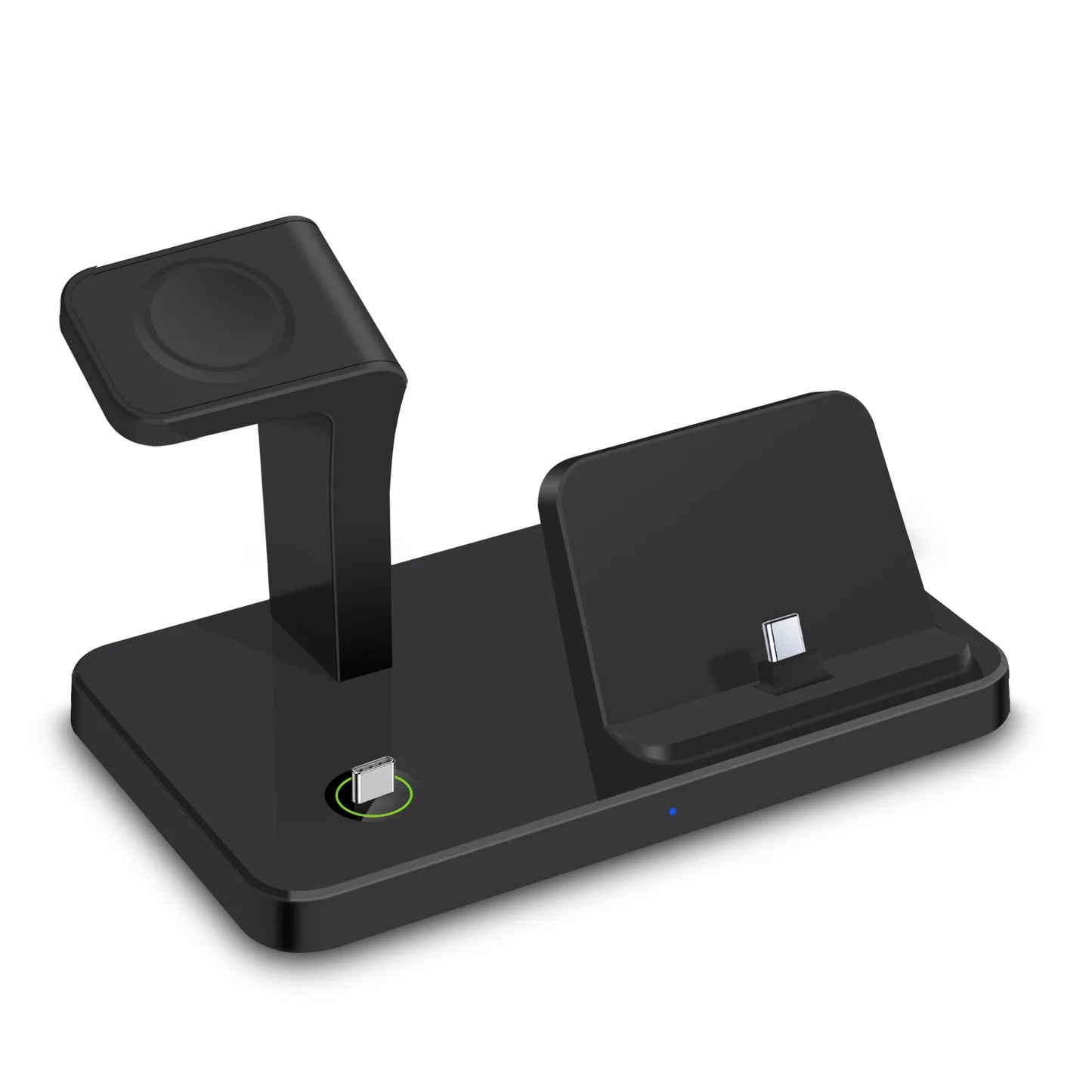 3 in 1 Type C Fast Charging Station Wireless Charger Stand For Galaxy Watch 6 5 Pro for Samsung S23 Ultra S22 S21 Xiaomi Huawei