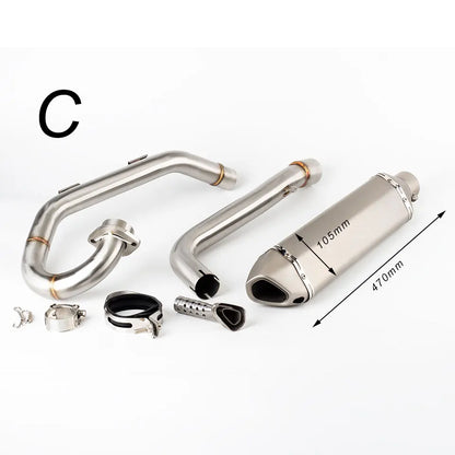 ATV Motorcycle exhaust system for Yamaha Raptor 700 r Raptor 700R, SFB,FL, SFL 2015-2024 raptor 700 muffler with DB killer