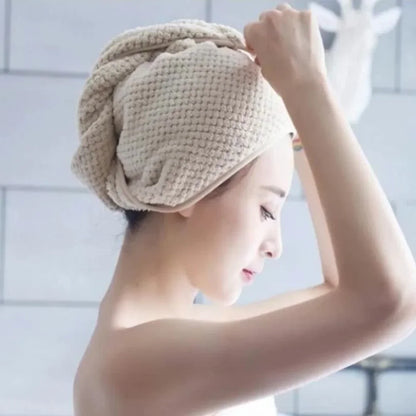 Quick Drying Microfiber Shower Cap Magic Hair Fast Drying Dryer Towel Bath Hat Dry Hair Cap Quick Drying Soft Turban Dry bonnet