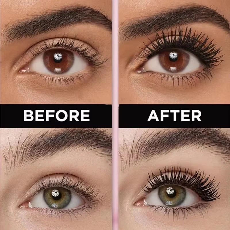 5D Waterproof Mascara Eyelashes Lengthening Long Lasting Silky Lash Black Eyelashes Extension Make Up Beauty Eye Korean Cosmetic