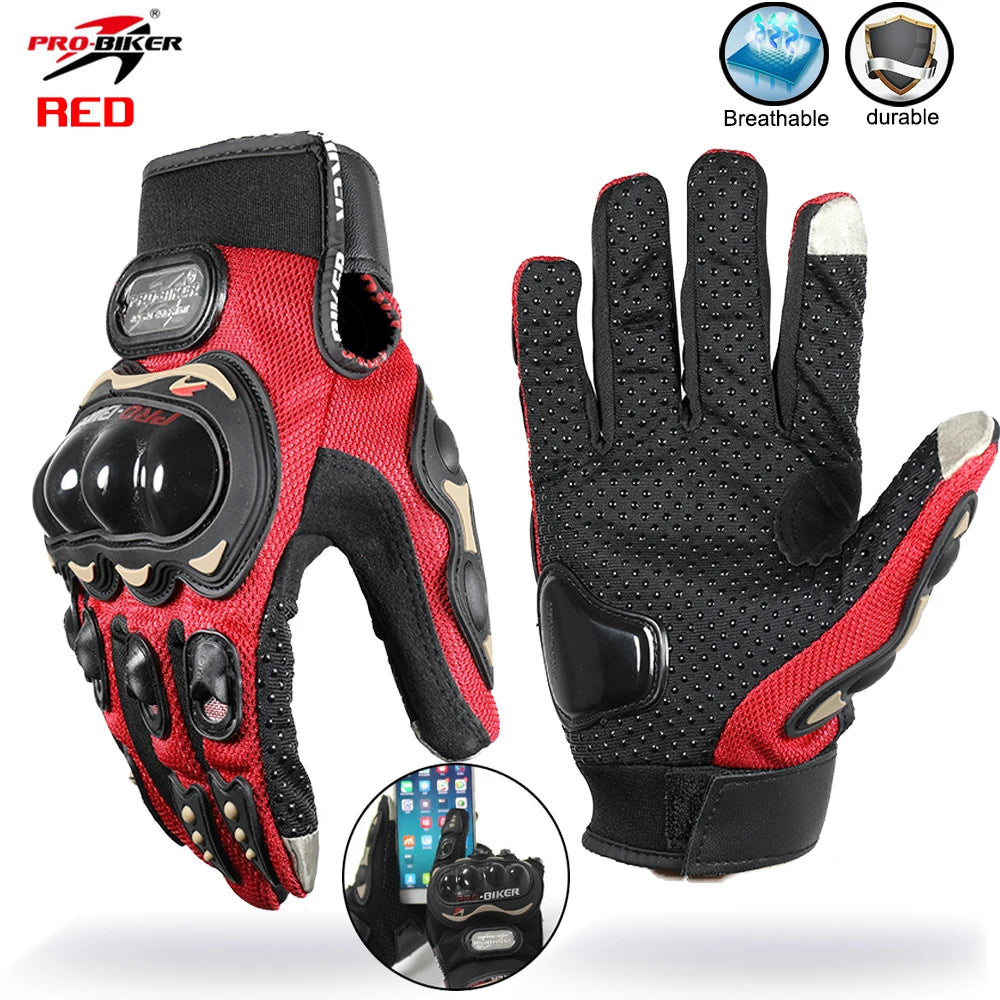 Knight Motorcycle Racing Gloves Motorcross Motorbike Cycling Gloves with Protective gear for honda Kawasaki yamaha