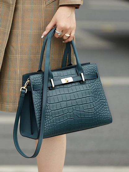 Hot ZOOLER Fashion Woman Bag Full Genuine Leather Shoulder Bags for Businesswomen Real Cow Handbags Purses Bolsa Feminina #wg383