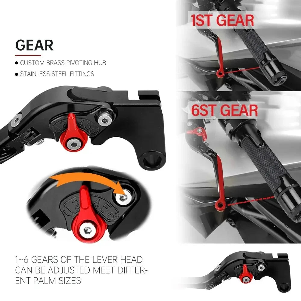 Motorcycle FOR YAMAHA YZFR6 YZF R6 YZF-R6 2005-2016 2015 2014 2013 Brake Clutch Levers Handlebar Grip Handles bar Hand Grips