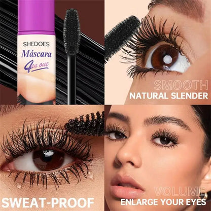 5D Waterproof Mascara Eyelashes Lengthening Long Lasting Silky Lash Black Eyelashes Extension Make Up Beauty Eye Korean Cosmetic