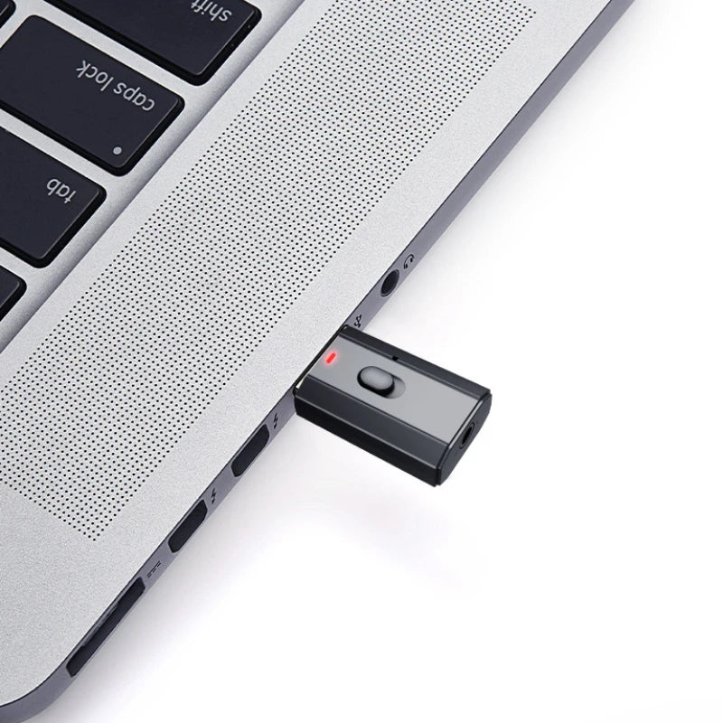 5.0 Bluetooth Adapter USB Wireless Bluetooth Transmitter Receiver Music Audio for PC TV Car Hands-free 3.5mm AUX Adapter