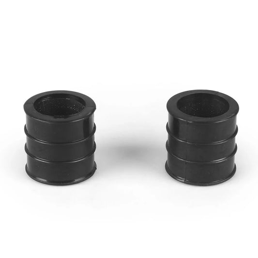 2x For Yamaha Banshee Exhaust Muffler High Temp pipe clamps rubber connectors Mounts
