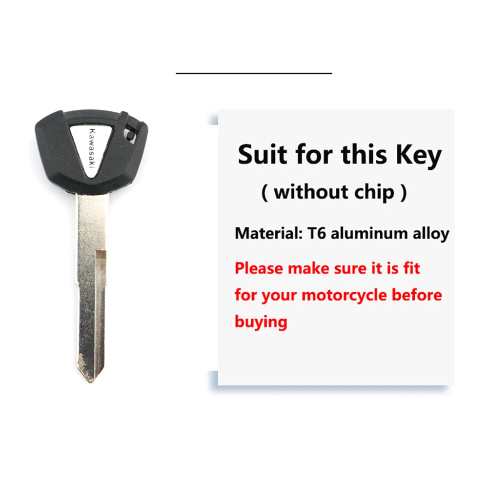 For KAWASAKI Ninja 650 400 ZX6R 1000SX ZX10R Z900 Z650 Z900RS Z1000 Z400 Motorcycle Accessorie Key Shell Key Case Cover Keychain