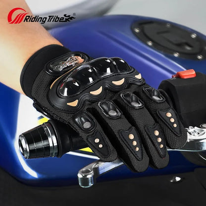Knight Motorcycle Racing Gloves Motorcross Motorbike Cycling Gloves with Protective gear for honda Kawasaki yamaha