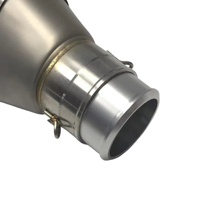 Convertisseur Adaptateur Échappement Moto 60mm → 51mm en Alliage d'Aluminium