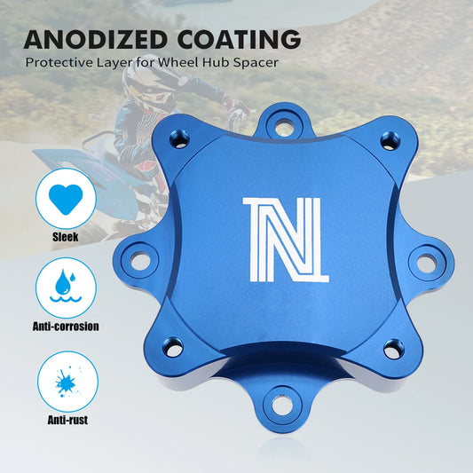 NICECNC For 700 Raptor Wheel Hub Spacers Aluminum For Yamaha Raptor 700 YFZ450 YFZ450R YFZ450X Raptor 125 Raptor 250 Raptor 660R