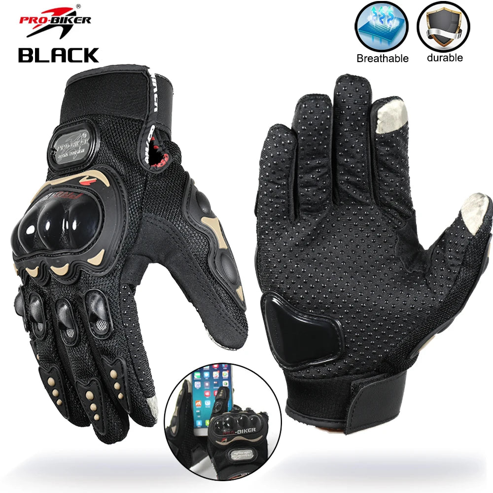 Knight Motorcycle Racing Gloves Motorcross Motorbike Cycling Gloves with Protective gear for honda Kawasaki yamaha