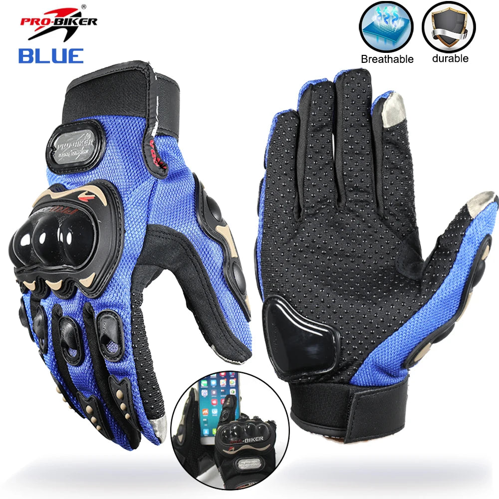 Knight Motorcycle Racing Gloves Motorcross Motorbike Cycling Gloves with Protective gear for honda Kawasaki yamaha