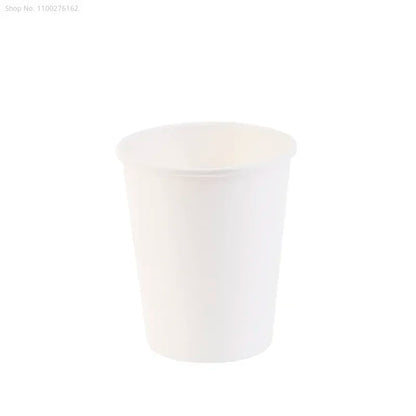 100pcs/pack 6oz 150ml Disposable Paper Cup Office Coffee Cup Paper Cup For Hot Drinking Party Supplies